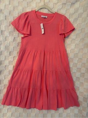J. Crew Knit broken-in jersey tiered mini dress 100%Cotton Size XS